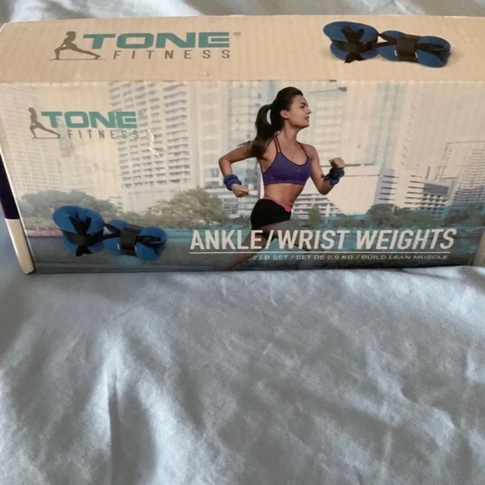 Tone Fitness Ankle/Wrist Weights 2Lb. Set